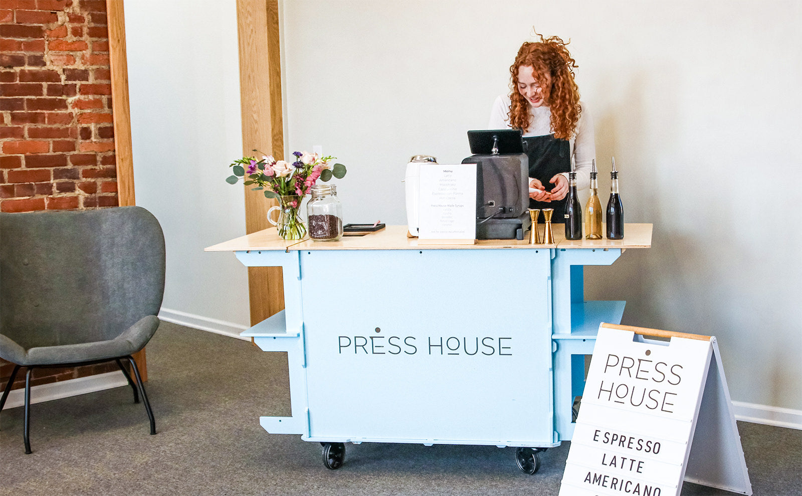Coffee Cart Rental Press House